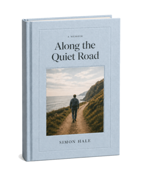 Along the Quiet Road, slate blue